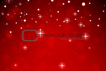Red design with white stars