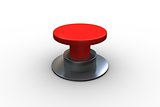 Digitally generated red push button