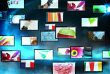 Screen collage showing lifestyle images