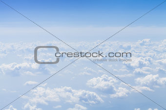 Blue sky with clouds background 