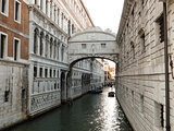 Venice, Italy -  The Bridge of Sighs in Venice  