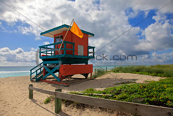 Lifeguard Stand, South Beach Miami, Florida 