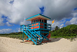 Lifeguard Stand, South Beach Miami, Florida 