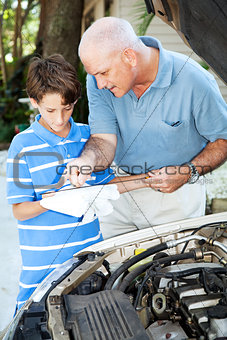 Auto Repair - Helping Dad