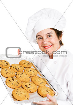 Baker with Cookies