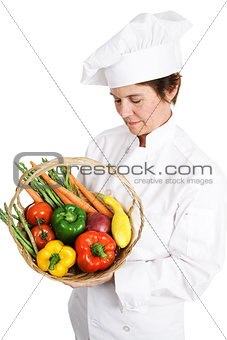Chef Inspecting Produce