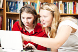 Library - Girls on Computer