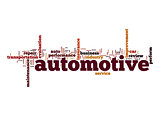 Automotive word cloud