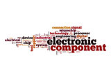 Electronic component word cloud