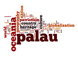 Palau word cloud
