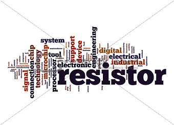 Resistor word cloud