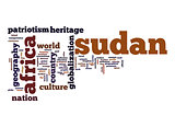 Sudan word cloud