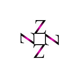 Artwork with alphabet Z