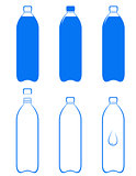 set of water bottle