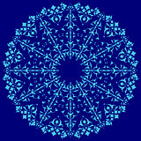 blue oriental ottoman design thirty-four