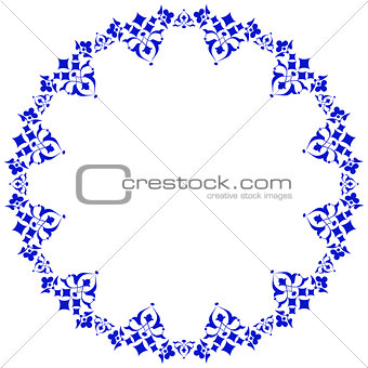 Frame with flowers of Ottoman art four