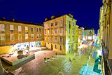 Dalmatian town of Zadar stone square