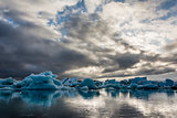 Iceberg lake, Jokulsarlon.