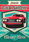 poster for the exhibition of cars