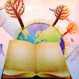 Book and planet