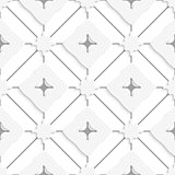 Gray lines with wavy squares seamless