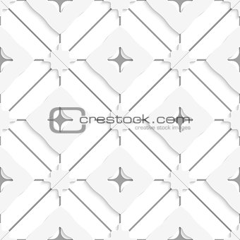 Gray lines with wavy squares seamless