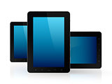 Modern tablet pc.