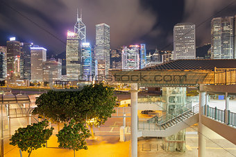 Hong Kong Skyline by Central Pier