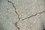Sidewalk with cracks