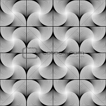 Design seamless twirl geometric pattern