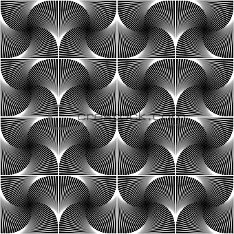 Design seamless twirl movement pattern
