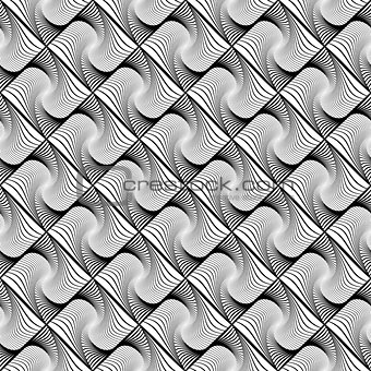 Design seamless wave diamond pattern