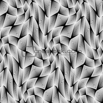 Design seamless monochrome grid geometric pattern