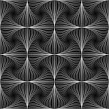 Design seamless twirl movement geometric pattern
