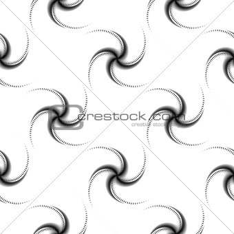 Design seamless monochrome octopus pattern