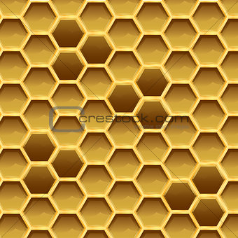 Create honeycomb with larvae texture