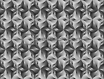 Design seamless monochrome triangle pattern