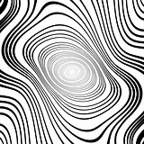 Design monochrome whirl ellipse background