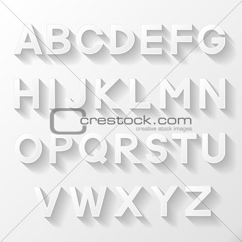 Graphic alphabet set