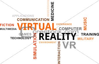 word cloud - virtual reality
