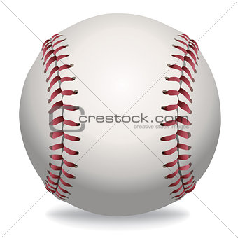 Isolated Baseball Illustration