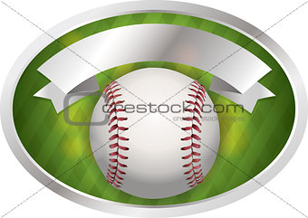 Baseball Emblem Illustration