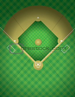 Baseball Field Illustration