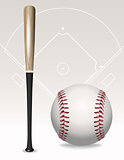 Baseball Bat, Ball, Field Elements