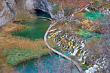 Plitvice lakes national park canyon
