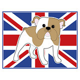 English Bulldog Flag