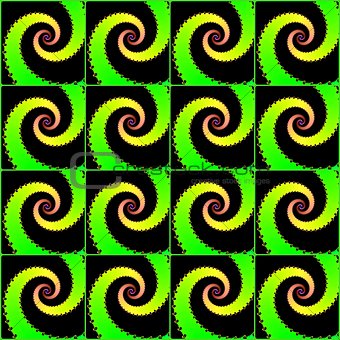 Decorate pattern with fractal spirals