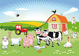 Carton Farm Animals