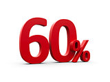 Red sixty percent