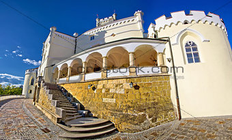 Trakoscan monumental castle panoramic view